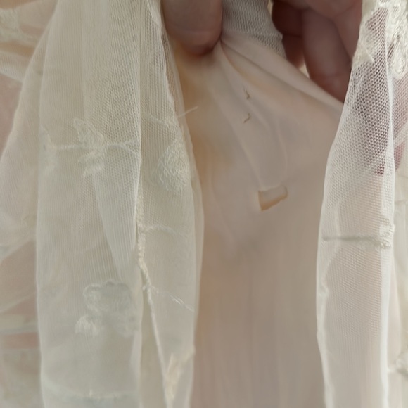 NWT Free People Cecelia Sheer Mini Dress - Picture 5 of 6